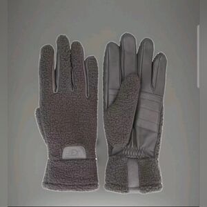 UGG Men's Leather Sherpa Gloves ~ Grey | Size: L *NWT ☆OUT OF STOCK☆